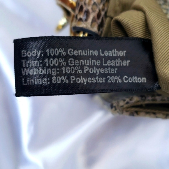 GILI Green Blue Snakeskin Handbag!! - Picture 6 of 15